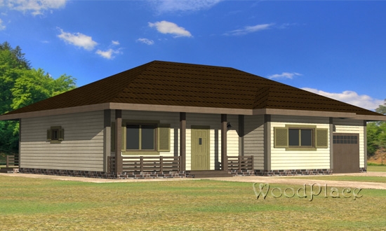 Проект каркасного дома "Белкалий"