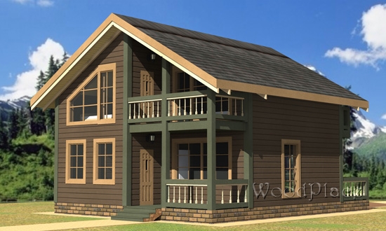 Проект каркасного дома "Боровляны"