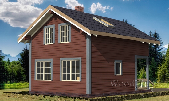 Проект каркасного дома "Лужки"