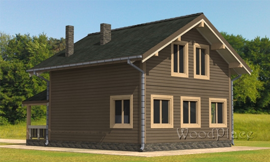 Проект каркасного дома "Барановичи"