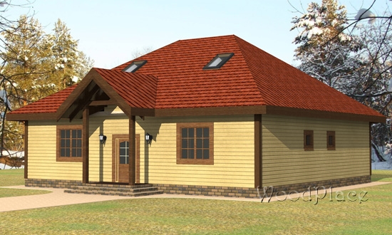 Проект каркасного дома "Каприз"