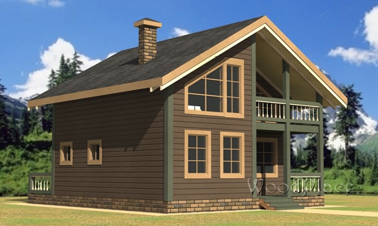 Проект каркасного дома "Боровляны"