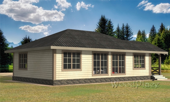 Проект каркасного дома "Логойск"