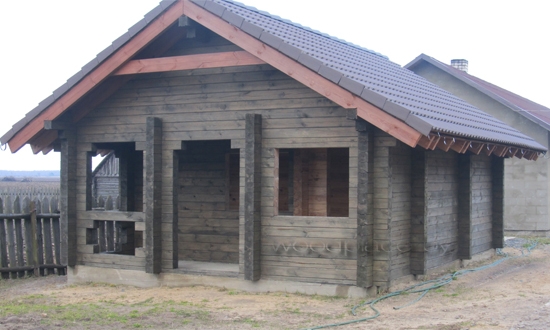 Строительство дома "Чудин". Окнчательный вид постройки - 3