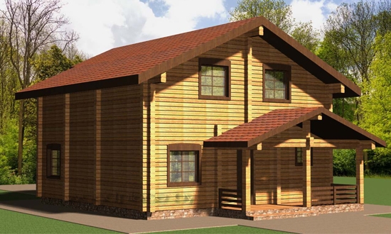 Деревянный дом "Селява" 1