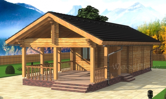 Проект бани "Северное сияние"