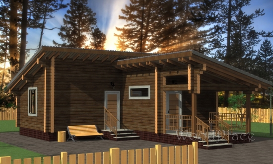 Проект бани "Бриз"