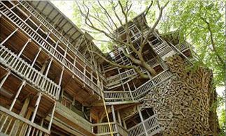 Гигантский деревянный дом