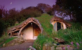 Деревянный домик хоббита